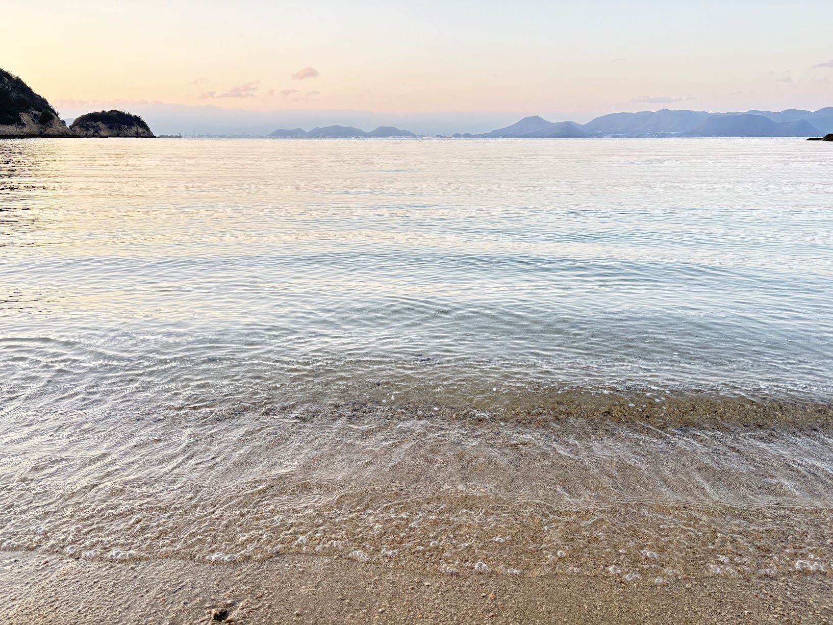 しののめ、またはあけぼの。 写真